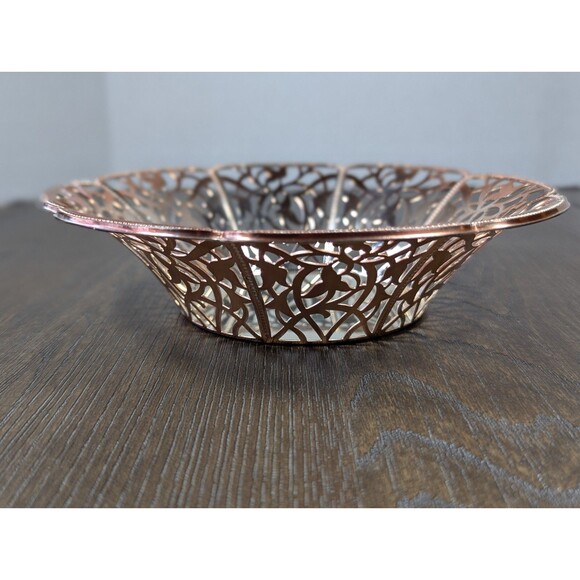 WMF Germany Art Nouveau Silverplated Bowl Ornate Floral Candy Dish Marked - Picture 10 of 16